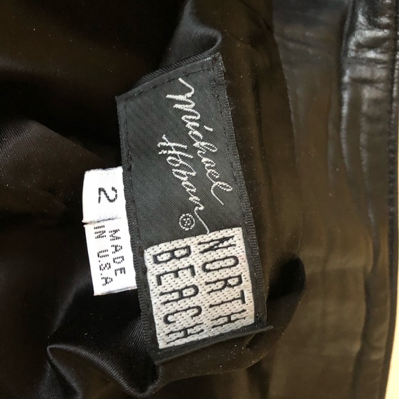 Beautiful sexy leather pants from North Beach. - Picture 2 of 7